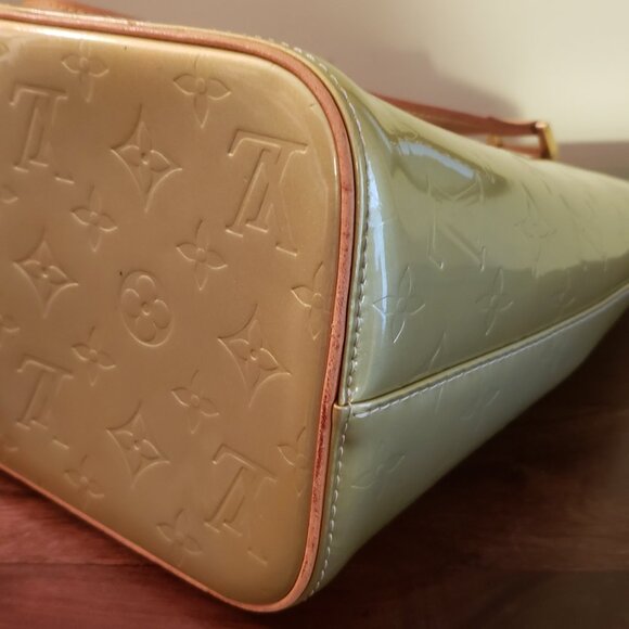 Louis Vuitton LV Handbag Houston Olive Vernis Good Comndition - Picture 7 of 16